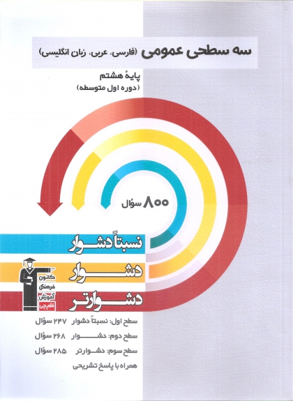 سه سطحی عمومی هشتم کانون فرهنگی آموزشی قلم چی