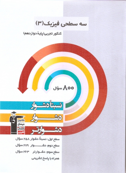 سه سطحی فیزیک دوازدهم تجربی کانون فرهنگی آموزشی قلم چی